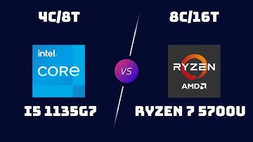 i5-1135G7 vs Ryzen 7 5700U – Ultrabook CPU Comparison