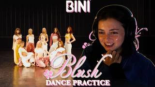 Reaction to BINI | 'Blush' Dance Practice