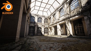 Made with Blender - Abandoned Place - Timelapse #blender #3dart #environment