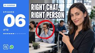 WhatsApp Chat Routing With AI: Send Each Chat to the Right Agent | Wassenger AI Course #6 🎯👥