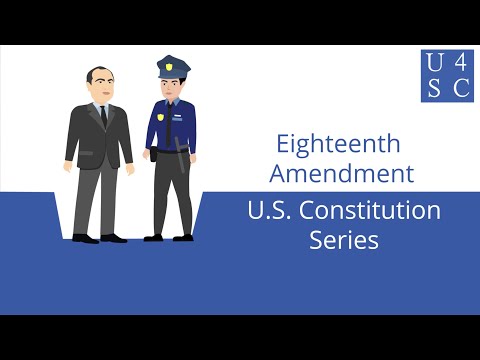 Hoe feroare it 18e amendemint de Amerikaanske maatskippij?
