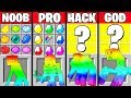 Minecraft Battle: RAINBOW MUTANT CRAFTING CHALLENGE - NOOB vs PRO vs HACKER vs GOD ~ Funny Animation