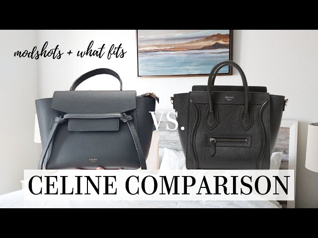 celine belt bag nano vs micro vs mini