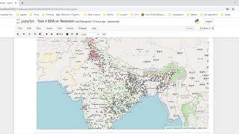 Clustering of terrorist  activity using DBSCAN