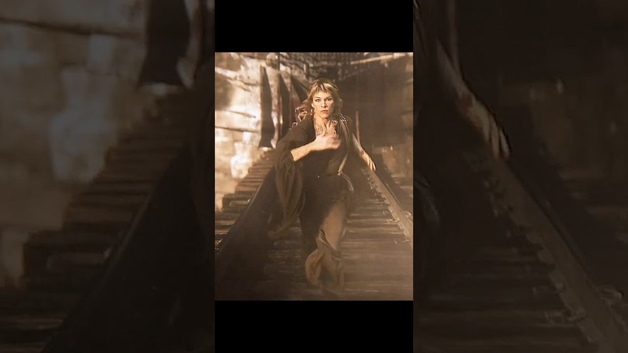 "She Jumps—The Train Doesn’t Stop 🚂💥🔥"