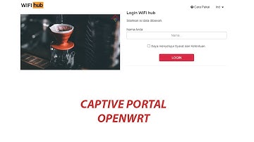 Tutorial Install Captive Portal untuk Openwrt
