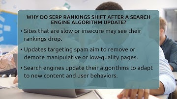 Why Do SERP Rankings Shift After A Search Engine Algorithm Update? - SearchEnginesHub.com