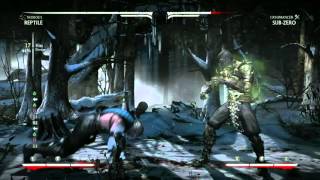 Mortal Kombat X Reptile Noxious Combos - 40 - 50%