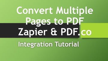 How to Convert Multiple Images to PDF using Zapier