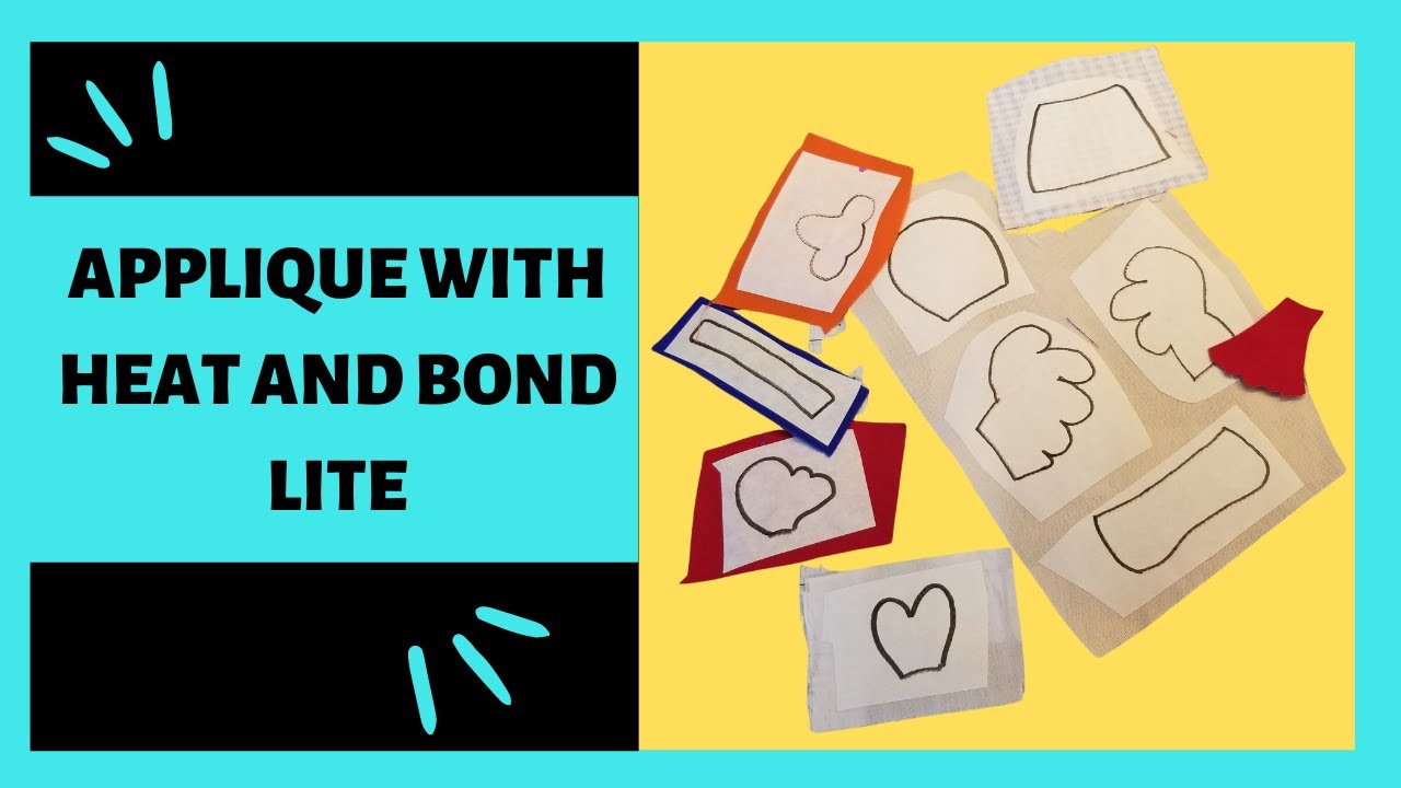 Preparing Applique pieces with heat and bond tutorial : This is sew