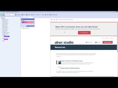 Commands And Functions In Ubot Studio - Video 2 Mastering The Fundamentals Course