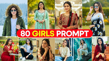 TOP 80 NEW GOOGLE GEMINI PROMPT FOR GIRL | TRENDING GEMINI AI PHOTO EDITING | AI PHOTO KAISE BANAYE