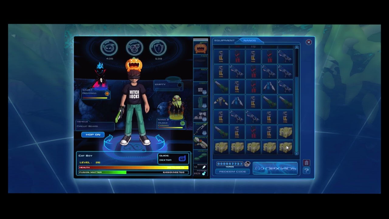 Fusionfall Retrobution fosters blade gold inventory grind results