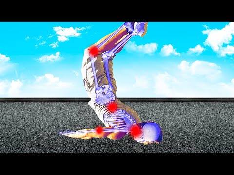 バク宙して骨を1,623,872本折ってみた