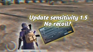 UPDATE SENSITIVITY PUBGM 1.5 | HUAWEI NOVA 5T