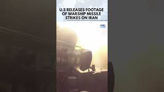 U.S Warship Fires Missiles At Iran In New Footage Released By CENTCOM | West Asia War | N18G