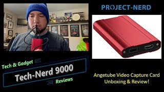 Tech-Nerd 9000 Angetube Video Capture Card Red Unboxing Review