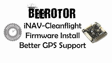 Mini PopWing iNav Cleanflight Firmware Setup on BeeRotor BRF3 Flight Controller for better GPS