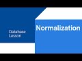 Normalization