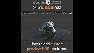 Custom Preview HDRi Textures in Blender