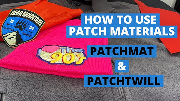 How to Use Patch Materials | PatchMat and PatchTwill