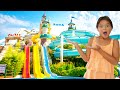 Masal and Öykü at the Water Park - Funny Kids Video