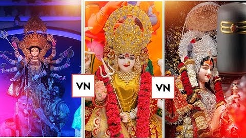 Special navaratri status video banaye || vn app 4k status editing || durga puja status video editing