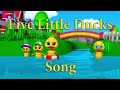 Five Little Ducks | Kids Videos | Children Songs
