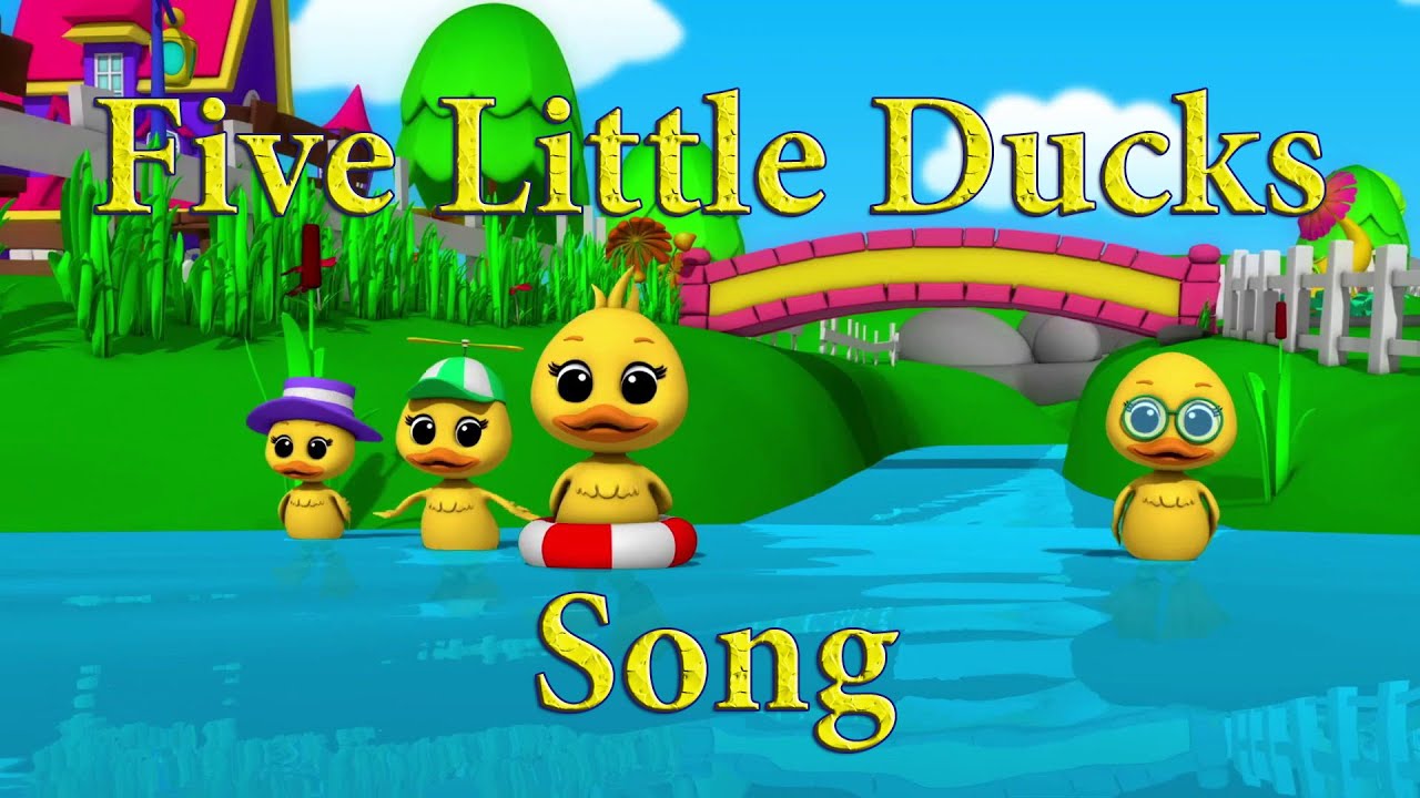 Five Little Ducks | Kids Videos | Children Songs - YouTube