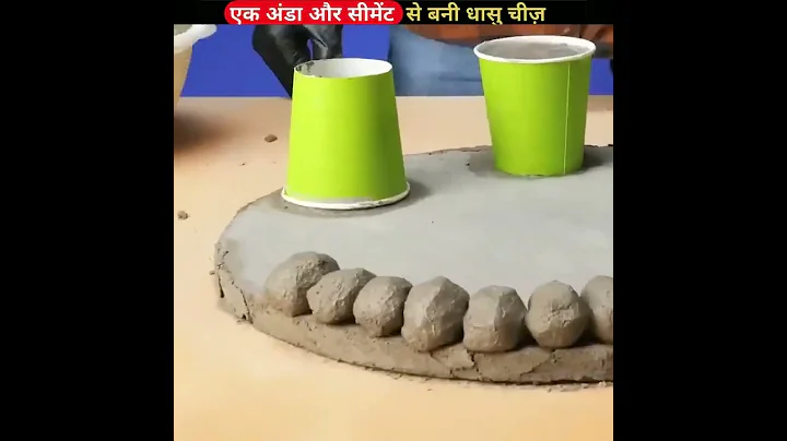 CEMENT LIFE HACKS WITH EGG _ NEW देसी जुगाड़ _ CIMENT_ CONCRETE CRAFTS @YT-SHORTS1.0