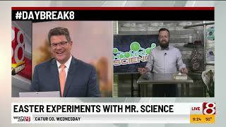 Easter experiments with Mr. Science