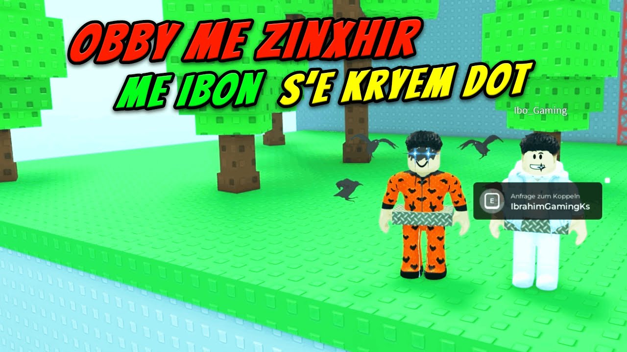 Obby me zinxhir në Roblox me Ibon – nuk arritëm ta kryejmë deri në fund!
