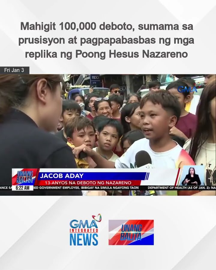 Mahigit 100,000 deboto, sumama sa prusisyon at pagpapabasbas ng mga replika ng... | Unang Balita