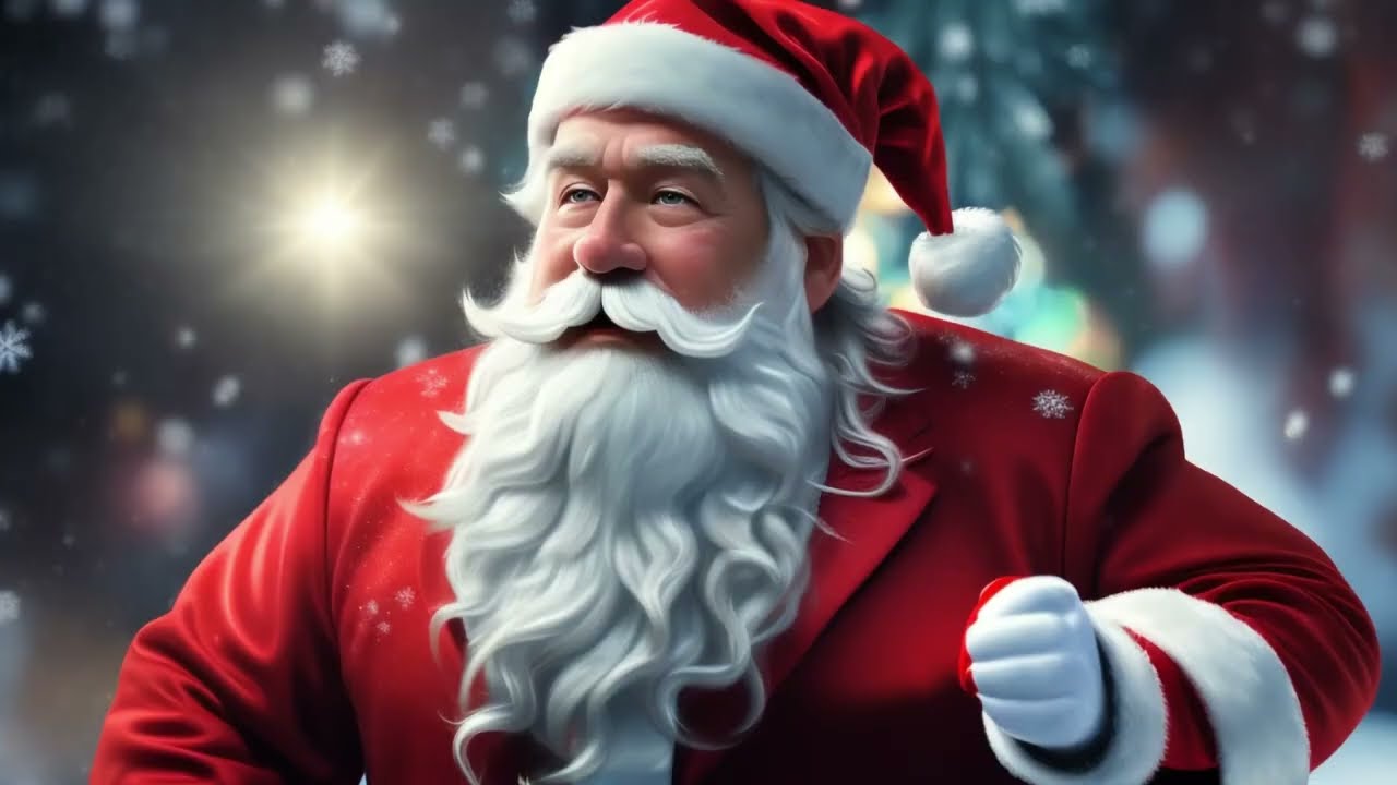 あわてんぼうのサンタクロース |AI video |Christmas music |HIKARI