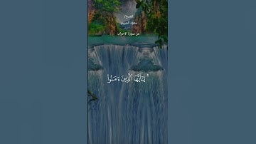 #قران_كريم #ماتيسر من سورة الاحزاب