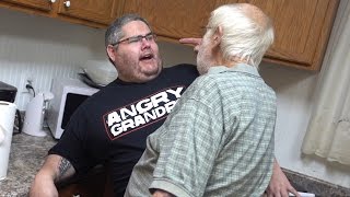ANGRY GRANDPA CAN'T COOK!! (PRANK)