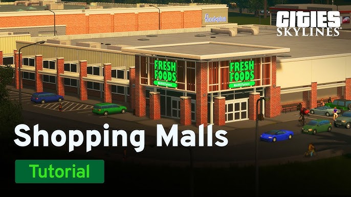 Cities: Skylines - Content Creator Pack: Shopping Malls - PC [Steam Online  Game Code] 