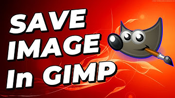 How to save image in GIMP | GIMP Tutorial