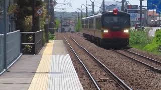 キハ48形リゾートしらかみくまげら編成【上飯島駅にて撮影】