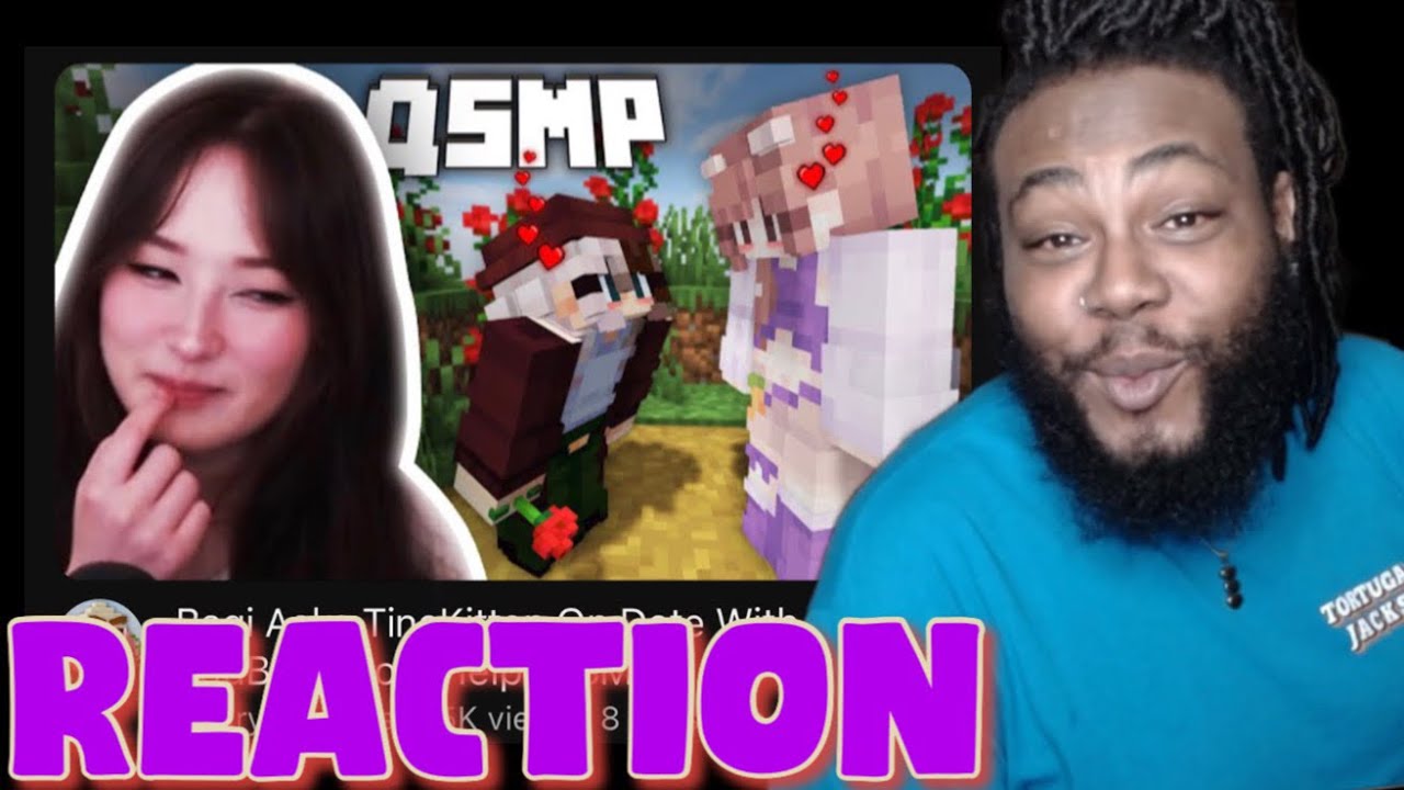 Bagi Asks TinaKitten On Date With BadBoyHalo's Help! QSMP | REACTION