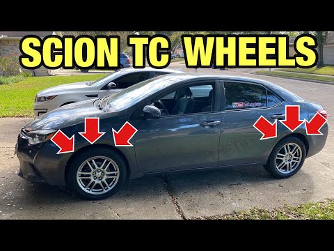 HOW TO PUT SCION TC WHEELS ON A TOYOTA COROLLA | I&rsquo;M THE FIRST TO PUT SCION TC RIMS ON A COROLLA