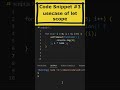Code Snippet #3 usecase of let scope #javascript #reactjs