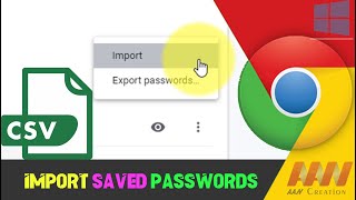 How To Import Passwords On Chrome Browser