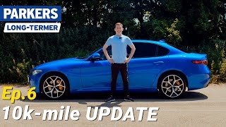 Alfa Romeo Giulia 10,000-mile update! | Alfa Romeo Giulia Veloce Long-Term Test, Episode 6 (4K)