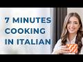 I speak ONLY Italian while making bruschetta 🍅 (with subtitles you’ll understand)