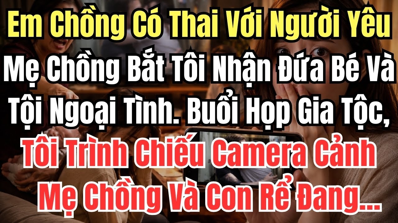 Em Gái Chồng Có Thai Với Người Yêu, Mẹ Chồng Bắt Tôi Nhận Đứa Bé Và Nhận Tội Ngoại Tình. Buổi Họp Gi