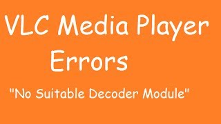 VLC Error 