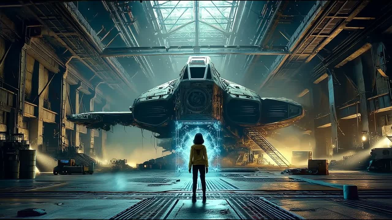 12-Year-Old Human Girl Buys a Scrapped Fighter—Unaware It Holds a Message from a Lost Civilization