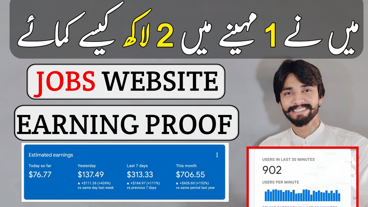 How I Earned 2 Lakh From a Job Website | Make Money Online with your Mobile Phone