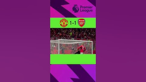 Manchester United vs Arsenal 1-2